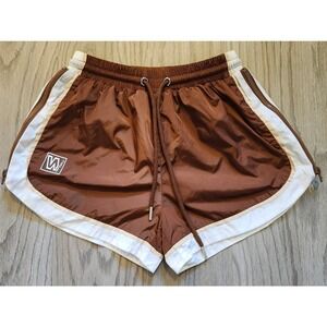 Way‎ Damin Sport Running Shorts Junior's Size XS Brown